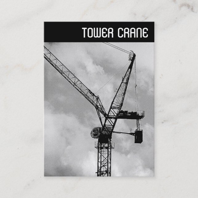 V Sidhuvud - TORN CRANE Visitkort (Framsida)