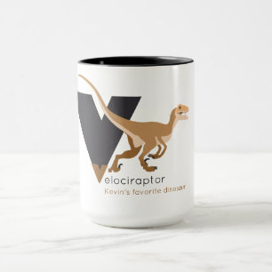V som Velociraptor Mugg