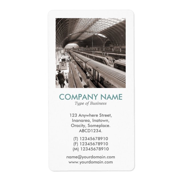 V Square Photo - Paddington Station Fraktsedel (Framsidan)