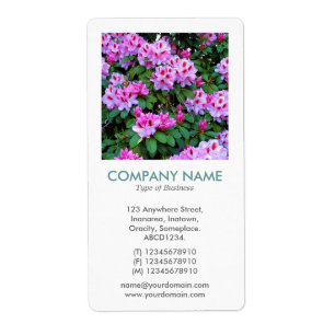 V Square Photo - Rhododendrons Fraktsedel