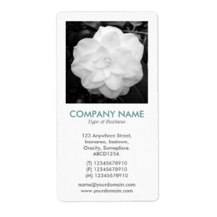 V Square Photo - White Camelia Fraktsedel