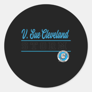 V Sue Cleveland High School Storm C4 Runt Klistermärke