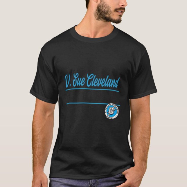 V Sue Cleveland High School Storm C4 T Shirt (Framsida)