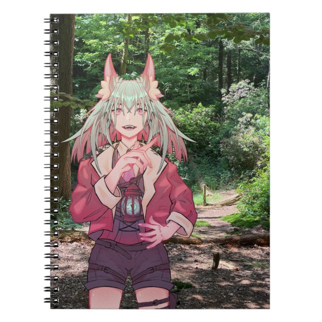 V Tuber, VTuber, Anime Forrest Anteckningsbok (Framsidan)