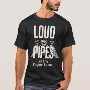 V-Twin Högtalande Rör T-Shirt