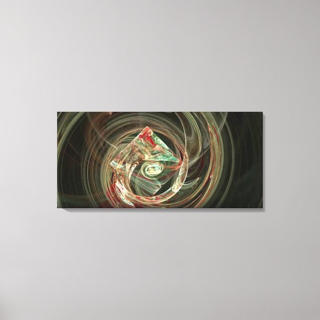 V. U. O. och Fält #009_III av Kyrylo Glivin Canvastryck (Framsida)