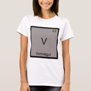 V - Utslagsplats för symbol för Vonnegut rolig T Shirt