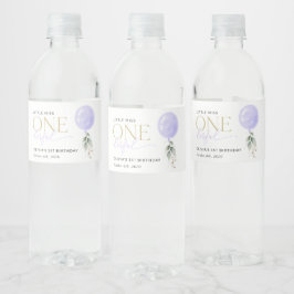 v vattenflaskor etikett