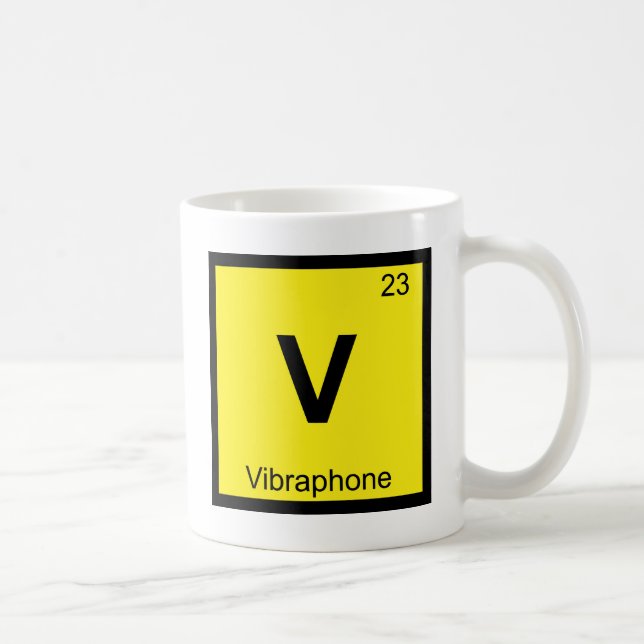 V - Vibrafonmusik Kemi Periodiska Systemet Kaffemugg (Höger)