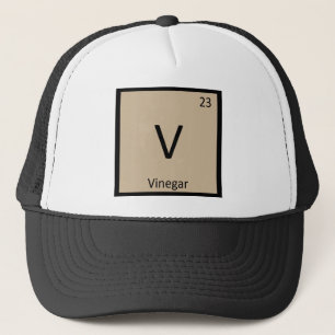 V - Vinägerkemisk periodisk tabellsymbol Keps