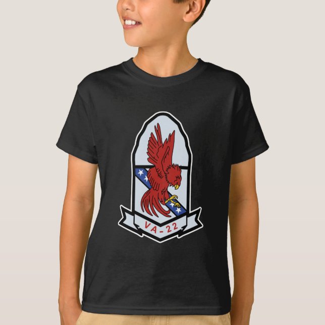 VA-22 som slåss Redcocks Tee (Framsida)