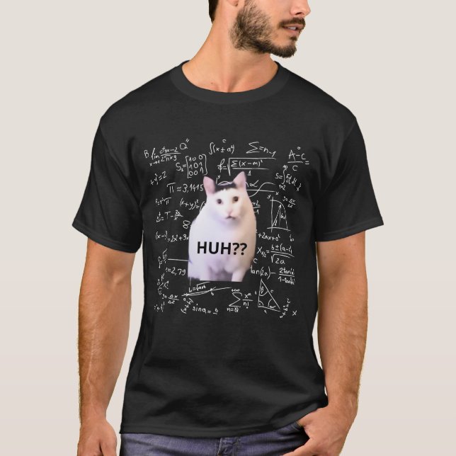 Va? Cat Meme Funny MemeCat Math Matimathique T Shirt (Framsida)