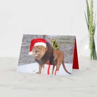 Va? Det är Christmassss! Helgkort