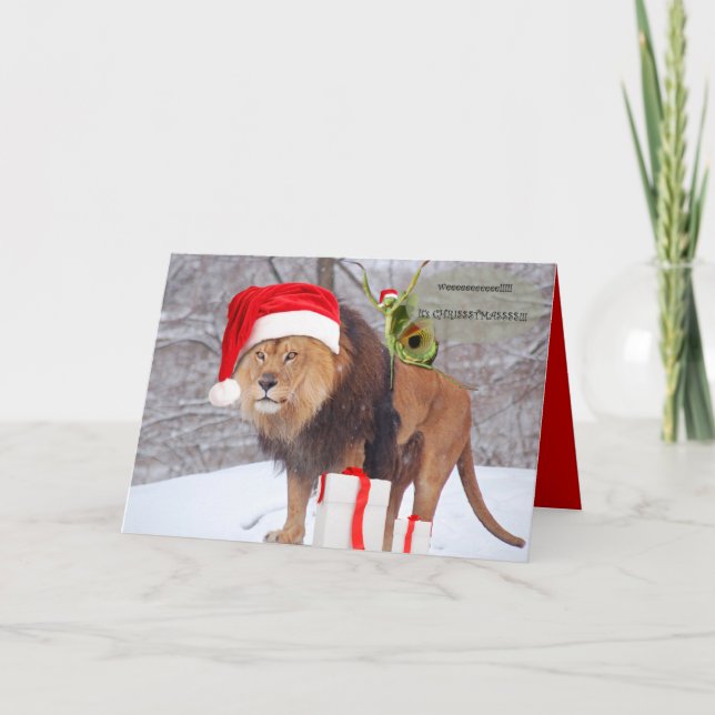 Va? Det är Christmassss! Helgkort (Framsida)