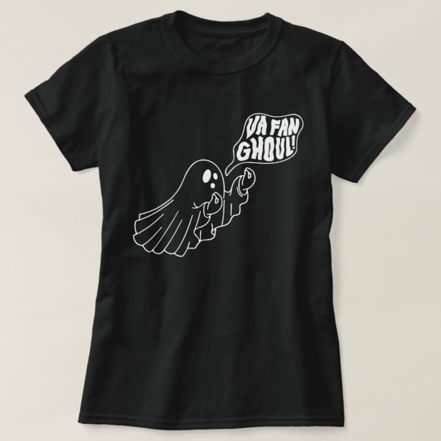 Va Fläkt Ghoul För manar Women Italiny Funny Hallo T Shirt (Design framsida)
