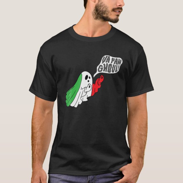Va Fläkt Ghoul För manar Women Italiny Funny Hallo T Shirt (Framsida)