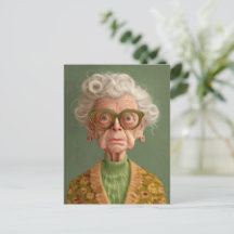 Va? Grandma Porträtt