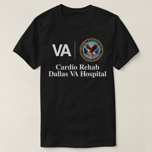 VA Hospital Dallas TShirt T Shirt (Design framsida)