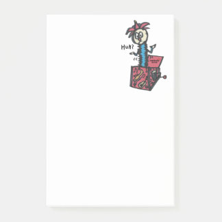 Va? Jack i boxen Musik noter Post-it Block