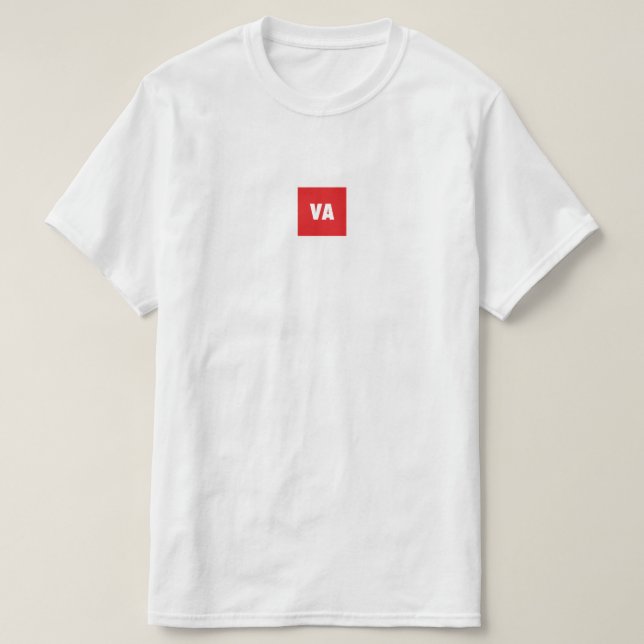 VA kasta i sig utslagsplatser Tröja (Design framsida)