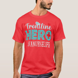 Va sjuksköterska Frontline HeroWorkers uppskattnin T Shirt