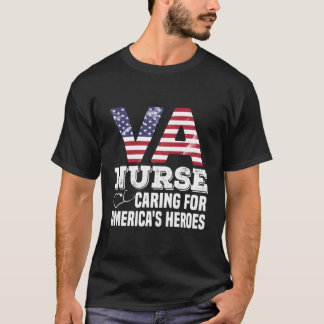 Va sjuksköterska med ansvar för Amerikanska hjälta T Shirt