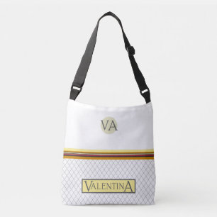 VA Valentina snyggt banderat Axelväska