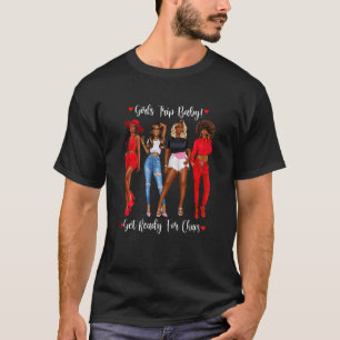 Vacation African Am för kvinnor i Black Girls Resa T Shirt