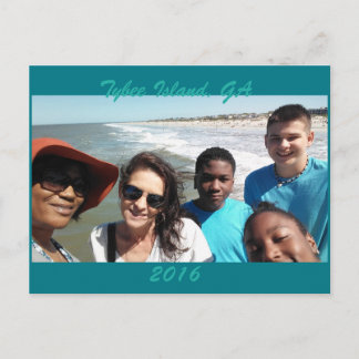 Vacation av ön Tybee Vykort