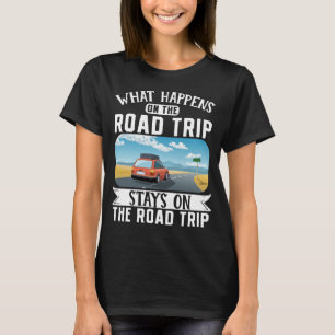 Vacation av resande vad som händer på Resa T Shirt