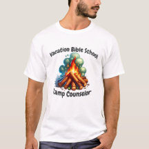 Vacation Bible School Camp Counselor Campfire