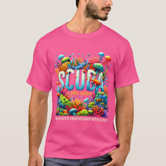 Vacation Bible School Diving in Vänskap Scuba T Shirt