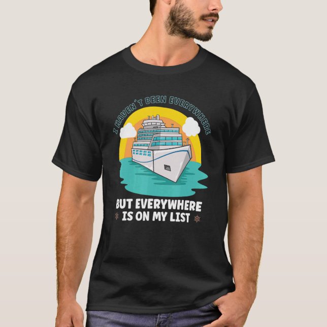 Vacation Boating Boat Captain Cruise Ship Cruising T Shirt (Framsida)