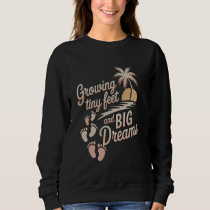 Vacation för Babymoon Resa Outfit Gravid förväntas T Shirt