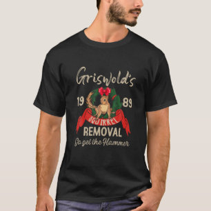 Vacation för borttagning av klassisk julfilm t shirt