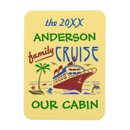 Vacation för Frakt av färjor | Cabin Stateroom Nam Magnet