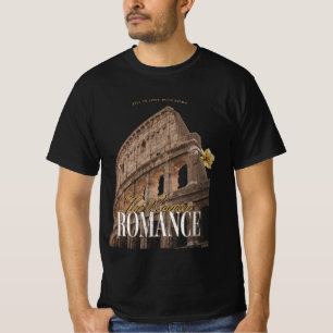 Vacation in rome vid Colosseum Retro Italien Black T Shirt