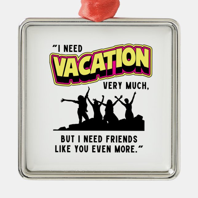 VACATION JULGRANSPRYDNAD METALL (Framsidan)