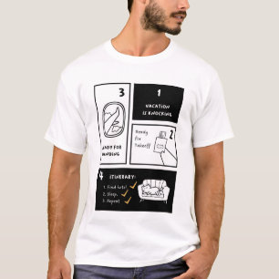Vacation knackar Hitta hotell. Sov. Upprepa T Shirt