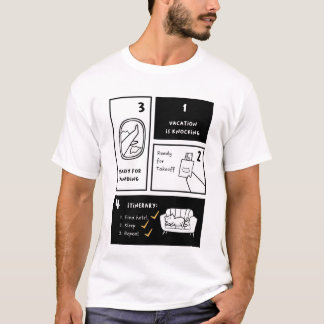 Vacation knackar | Hitta hotell. Sov. Upprepa T Shirt