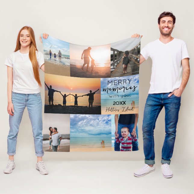 Vacation Memories - julgåva Fleecefilt (På plats)