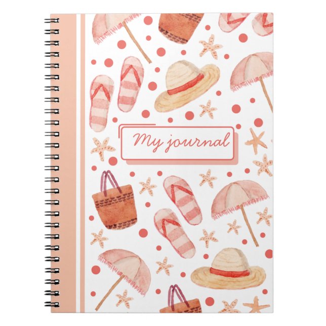 Vacation Memories Notebook | Travel Journal Anteckningsbok (Framsidan)