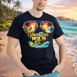 Vacation Mode On Feels Like Ocean Sunset Dark Tee<br><div class="desc">🇺🇸 Fast USA Shipping – delivered reliably across the United States 🎁 Meaningful everyday gifts for US shoppers 🎨 Customizable design – add names, text, or messages 🔁 30-Day Returns and Easy Exchanges 💸 Replacement or refund for eligible print issues 🔒 Secure SSL checkout trusted by US customers Turn on...</div>