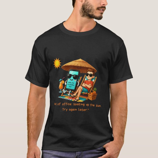 Vacation Mode T shirt for Man (Framsida)