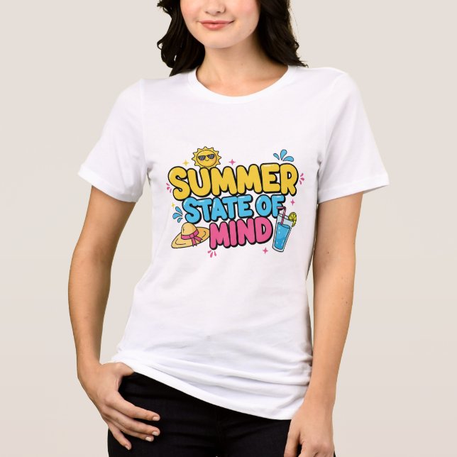 Vacation Mood – Summer State of Mind T-Shirt (Framsida)