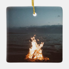 Vacation Personlig,Familjeflykt Anpassningsbar Gif Julgransprydnad Keramik