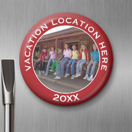 Vacation Photo Souvenir för familjeåterföreningar  Magnet