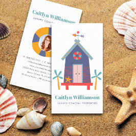 Vacation Real Gods Agent Photo Cute Beach House Visitkort