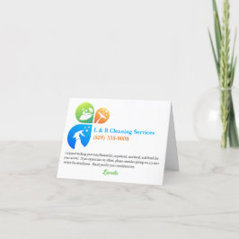 Vacation Rental Cleaner Housekeeper Tack Kort