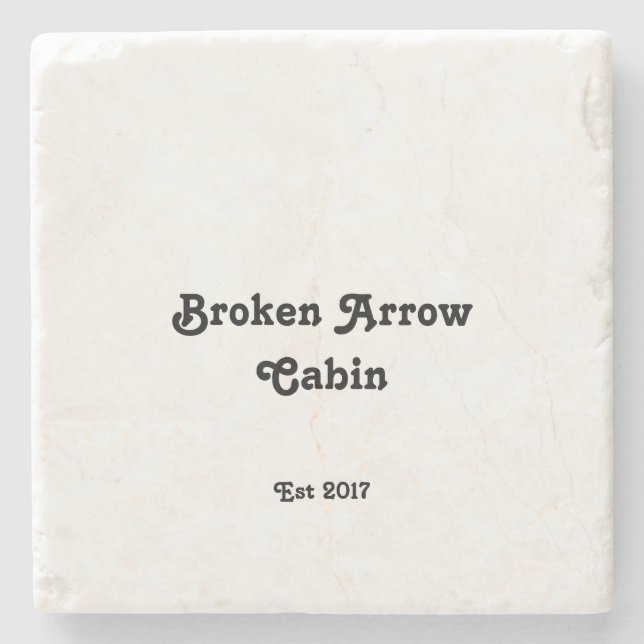 Vacation Rental Coaster Stenunderlägg (Framsidan)